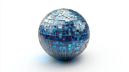 Digital Globe: A Futuristic Sphere of Data and Technology