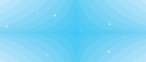 Abstract blue shape background with stars sparkles