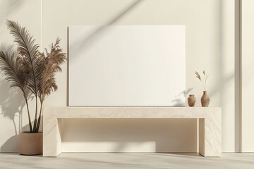 Ultra Quality Picture of Table Tent Mockup on Front View