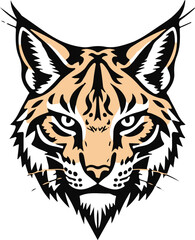 tiger head vector