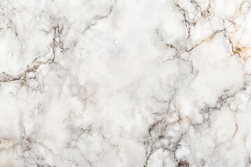 Elegant White Marble Texture with Dark Veins for Interior Design