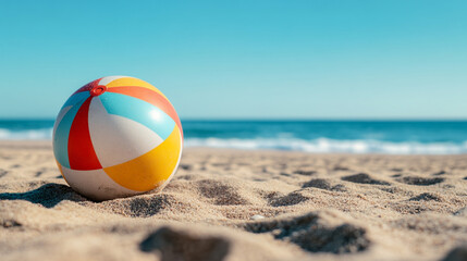 beach ball on the beach