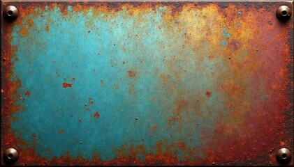 worn metal overlay with rust, patina, and metallic sheen, metallic grime, metal texture