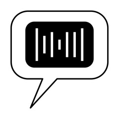 Voice semi glyph icon style