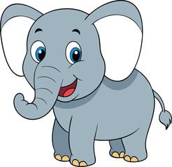 Fototapeta premium Cute Animal Cartoon Vector Art