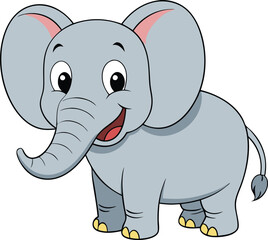 Obraz premium Cute Animal Cartoon Vector Art