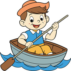 ereartoon-happy-little-boy-rowing-a-boat.eps