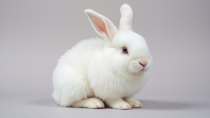 Obraz premium Fluffy Bunny with Room for Your Design Ideas