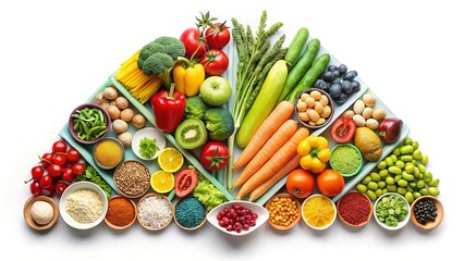 Nutritional Graph Chart Healthy Eating Food Guide