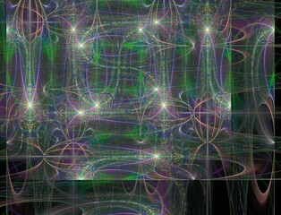 Imaginatory fractal abstract background Image