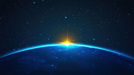 Earth Sunrise from Space