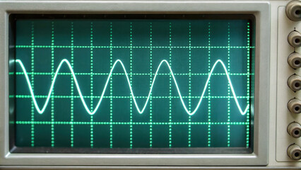 oscilloscope displays wave pattern showcasing strength in testing and engineering applications