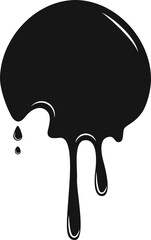 Thick dark oil spill spreading with fluid edges.