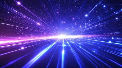 Fototapeta premium Abstract Futuristic Digital Highway