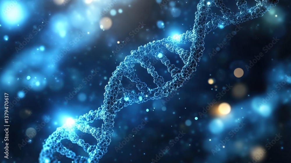 Poster delicate dna structure in a cosmic setting