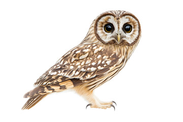 Fototapeta premium Owl's Majestic Gaze, Wild Beauty, Feathered Wonder