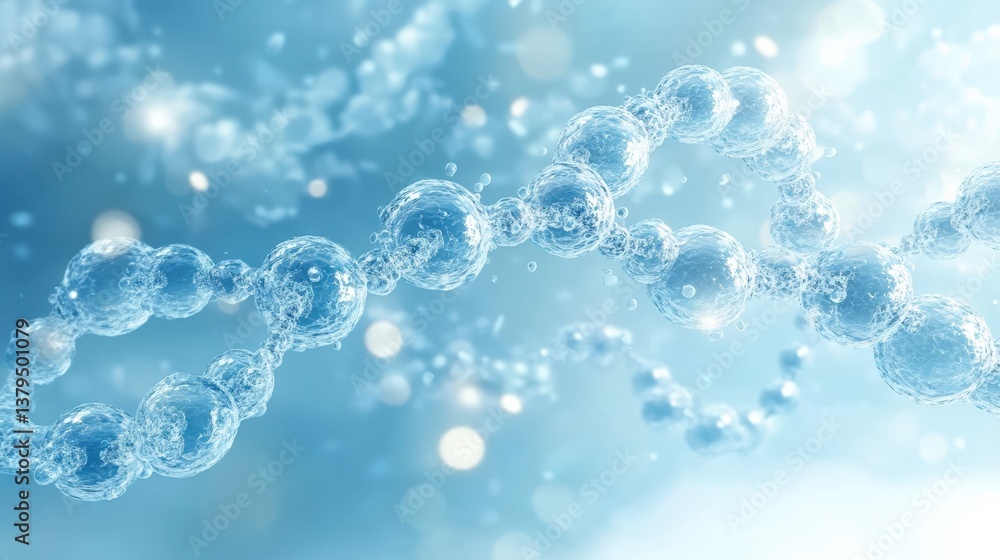 Poster abstract representation of molecular structure