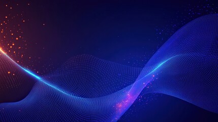 Abstract Digital Wave Design