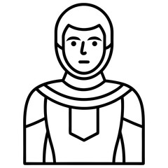 defender line art vector 