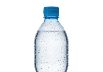 Naklejka premium water bottle isolated on white