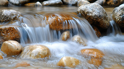 water, waterfall, river, stream, nature, rocks, forest, landscape, rock, cascade, stone, creek, flowing, flow, mountain, fall, green, spring, brook, motion, travel, outdoor, natural, park, wet