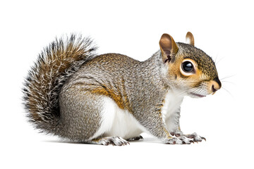 Obraz premium Squirrel Poses: Fluffy Tail, Cute Face