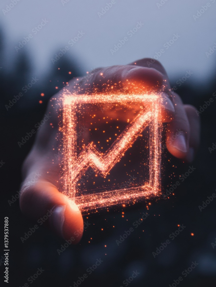 Poster Immersive Digital Verification Futuristic AR Interaction with Holographic Checkbox - Next-Gen User Experience in Advanced Technology Solutions