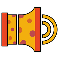 Audio filled outline icon style