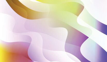 Modern Wavy Background. For Creative Templates, Cards, Color Covers Set. Vector Illustration with Color Gradient.