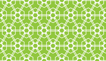 Vector illustration. For your business, presentation, fashion print. Pattern with abstract illusion triangles. Light green color.