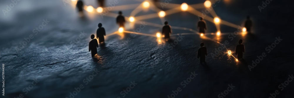 Poster illuminating collective intelligence next-gen network visualization of human connectivity through im