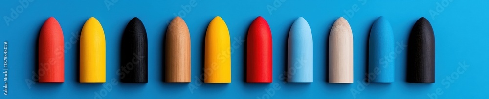 Poster minimalist color psychology ergonomic design palette showcasing inclusive innovation in creative cor