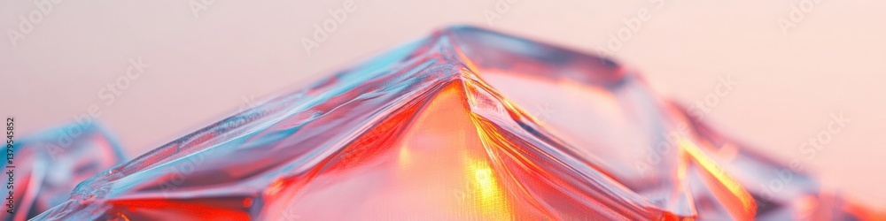 Aufkleber Dynamic Transformation Iridescent Paper Journey from Potential to Purpose - Reach As High As You Can Day Innovative Leadership Visualization