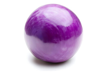 Purple Exercise Ball: Fitness Fun