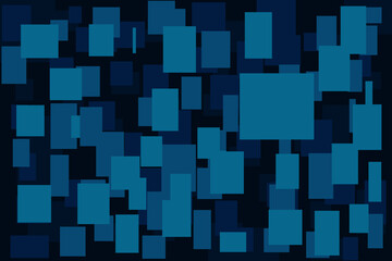 Abstract geometric background features a modern pixelated square pattern, ideal for digital design, web templates, and technology themed visuals. The deep blue color scheme enhances a futuristic.