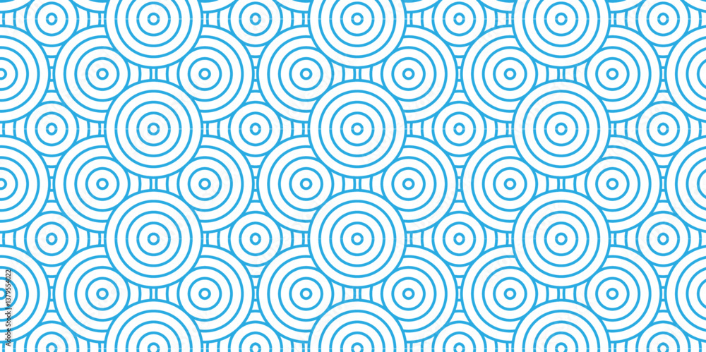 Poster overlapping pattern minimal diamond geometric waves spiral transparent and abstract circle wave line