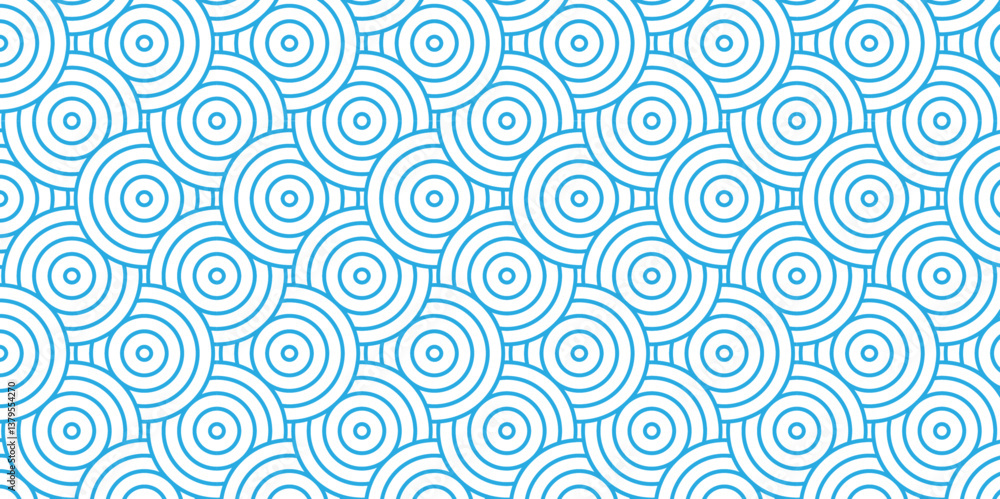 Poster overlapping pattern minimal diamond geometric waves spiral transparent and abstract circle wave line