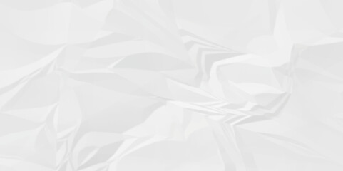 White crumple obsolete billboard rumple. wrinkle ripped creased white crumple aged closeup craft document grunge recycling paper background.	
