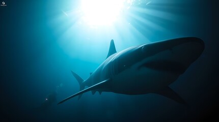 Fototapeta premium great white shark