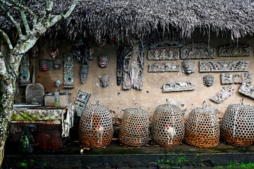 Traditional Balinese village of Tenganan in Karangasem regency of Bali Indonesia