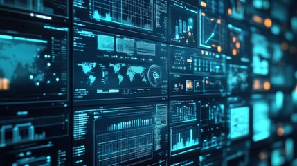 Interactive Data Visualization Wall