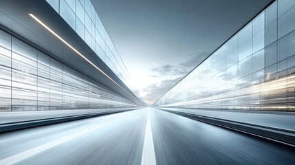 Modern Architectural Highway Perspective