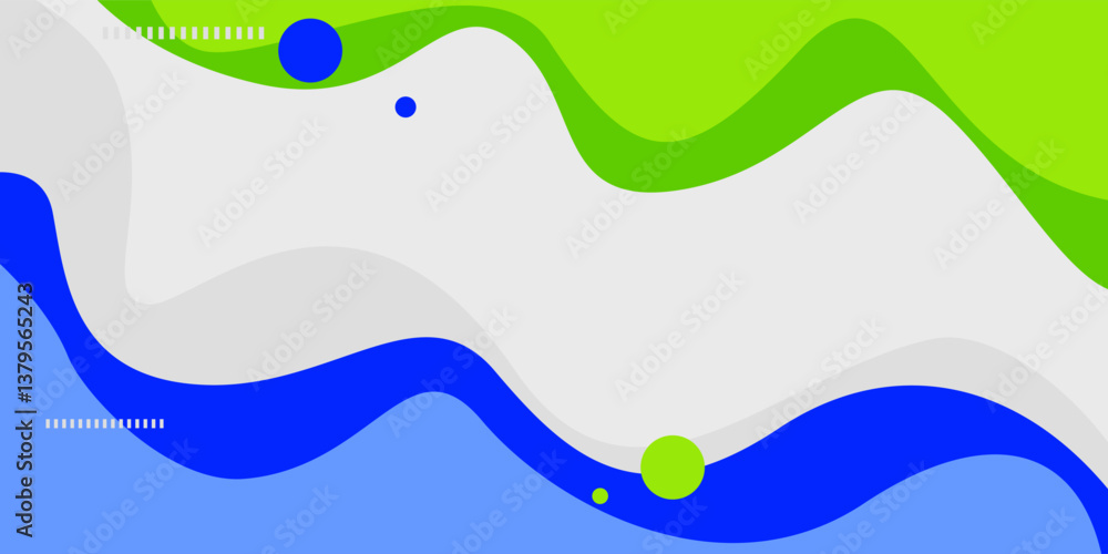 Poster abstract modern bright wave banner 3d background. creative design with fluid shapes pattern on white