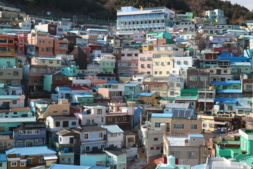 韓国の甘川文化村