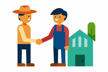 two businessmen shaking hands