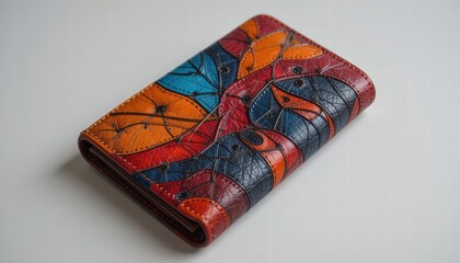 Eye-catching wallet featuring a colorful pattern for fun and stylish organization of your essentials