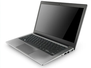 Laptop with Closed Lid – Sleek and Modern Device Isolated on a White Background