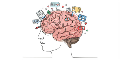 Excessive social media use can lead to mental exhaustion, negatively impacting emotional well being. The overwhelming flood of online information, cyberbullying, and endless doomscrolling contribute.