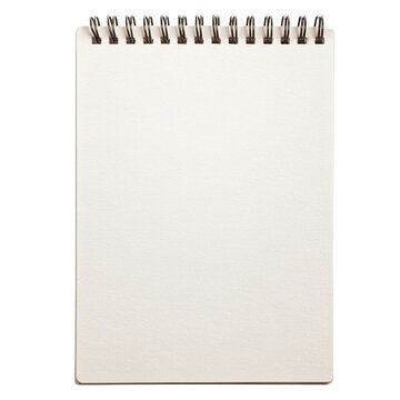 Isolated Blank Notepad on transparent background