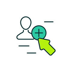 
Join Icon Colored Vector for Table Merging Operations.